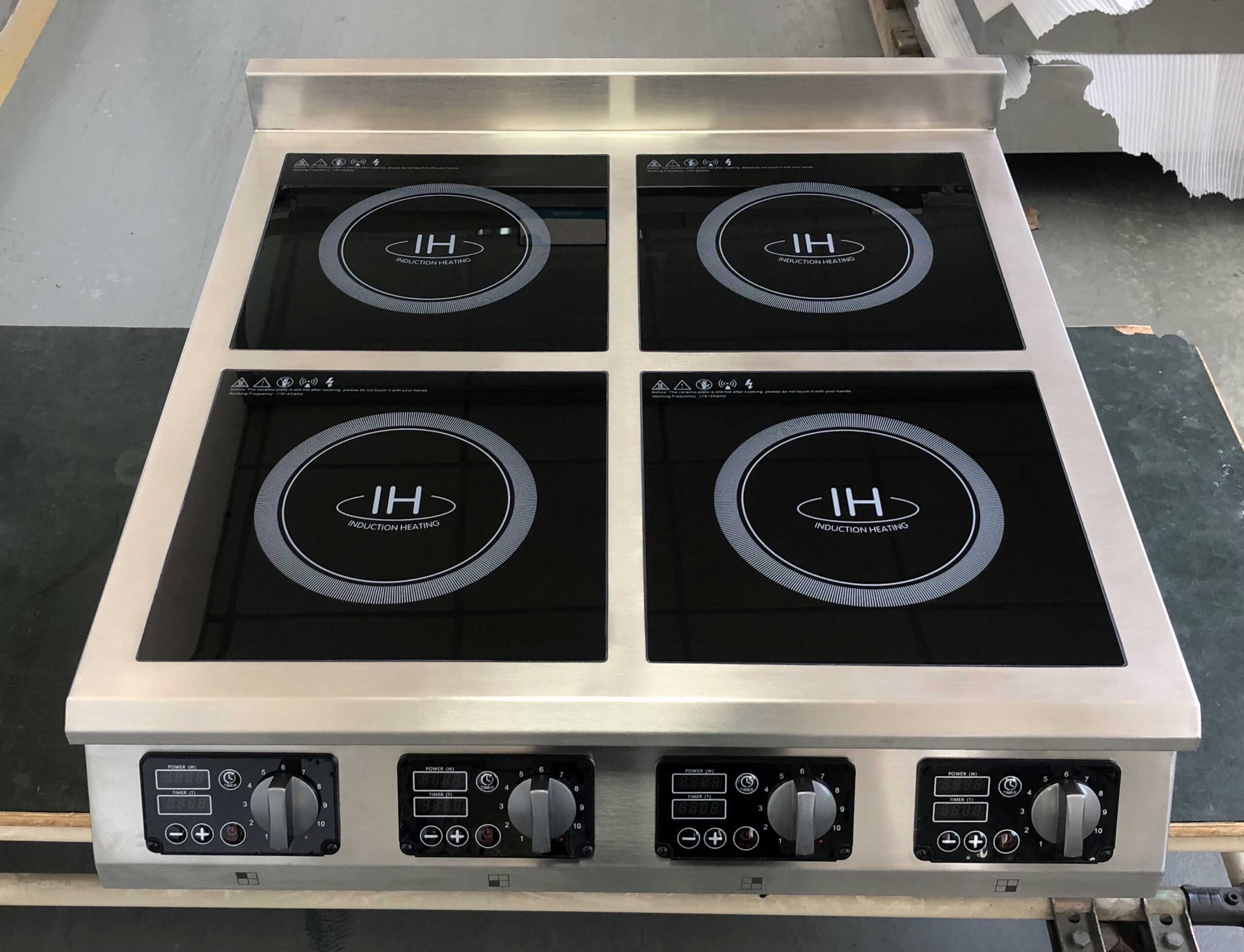 BM-C351-4S13-R Countertop Commercial 4 Burner Induction 3500Wx4 for Hotel Resturate